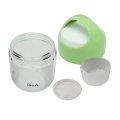 Portable Glass Salad Container with Sauce Box 420ml